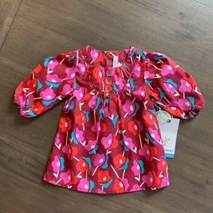 New Girls Jaxxwear Dress and Legging Set Poppies